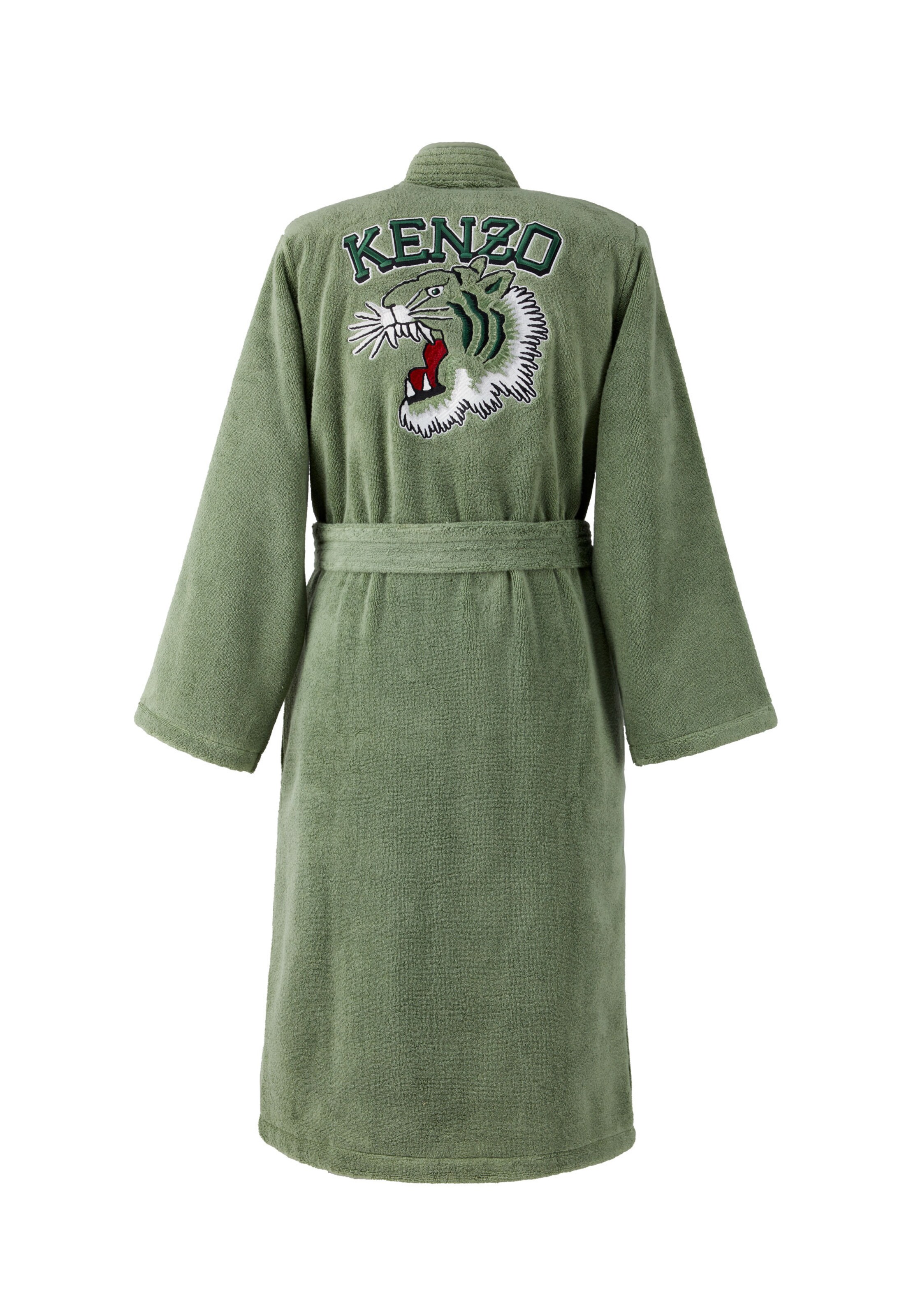 Kenzo Home Long Bathrobe in Green