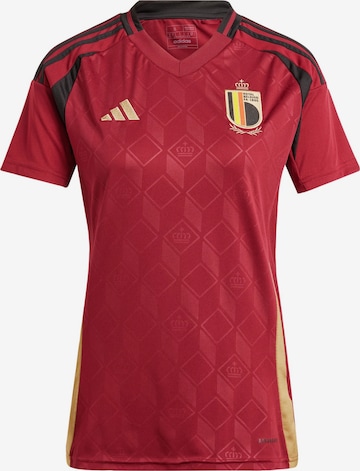 ADIDAS PERFORMANCE Tricot 'Belgium 24 Home' in Rood: voorkant