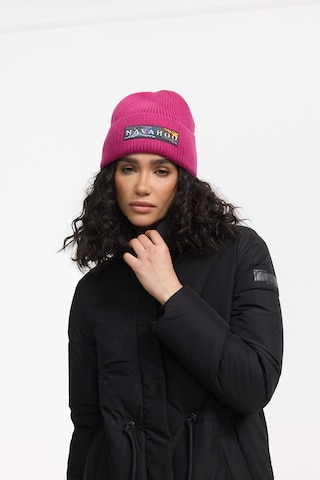 NAVAHOO Beanie 'Keksmagie 14' in Pink: front