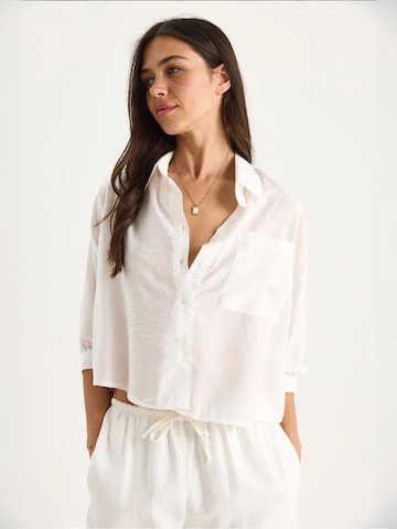 Bianco Lucci Bluse in Weiß