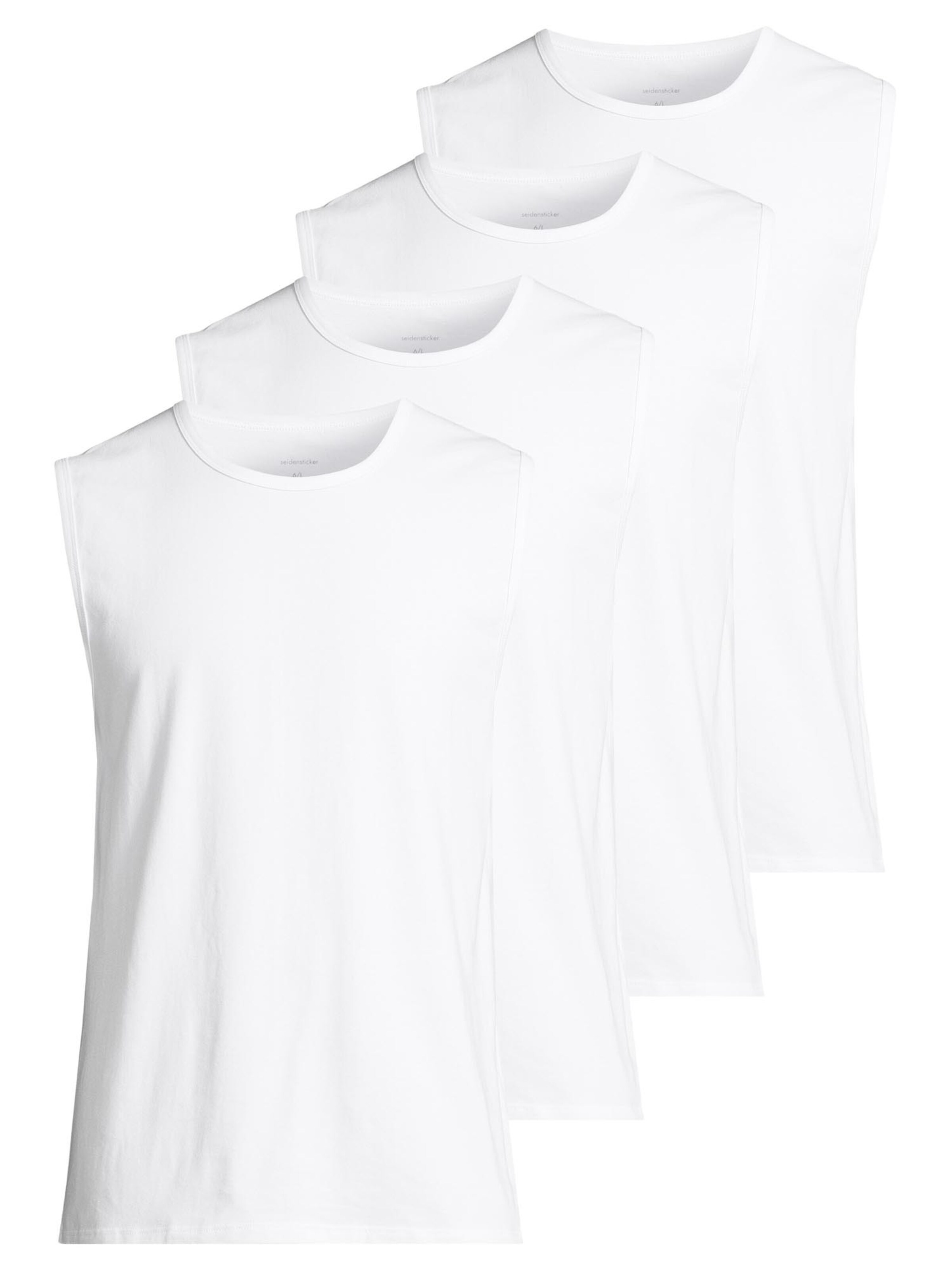 SEIDENSTICKER Undershirt 'Pur' in White: front