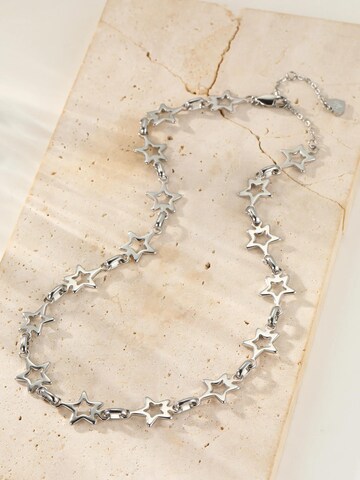 Chaîne 'Star Choker' Hey Happiness en argent