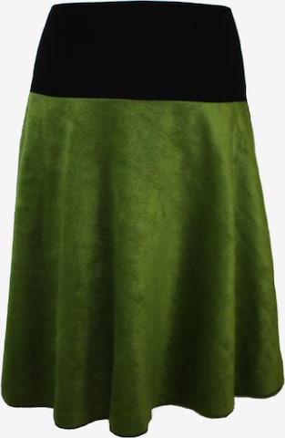dunkle design Rock 'A-Linie Fleece' in Grün: Vorderseite