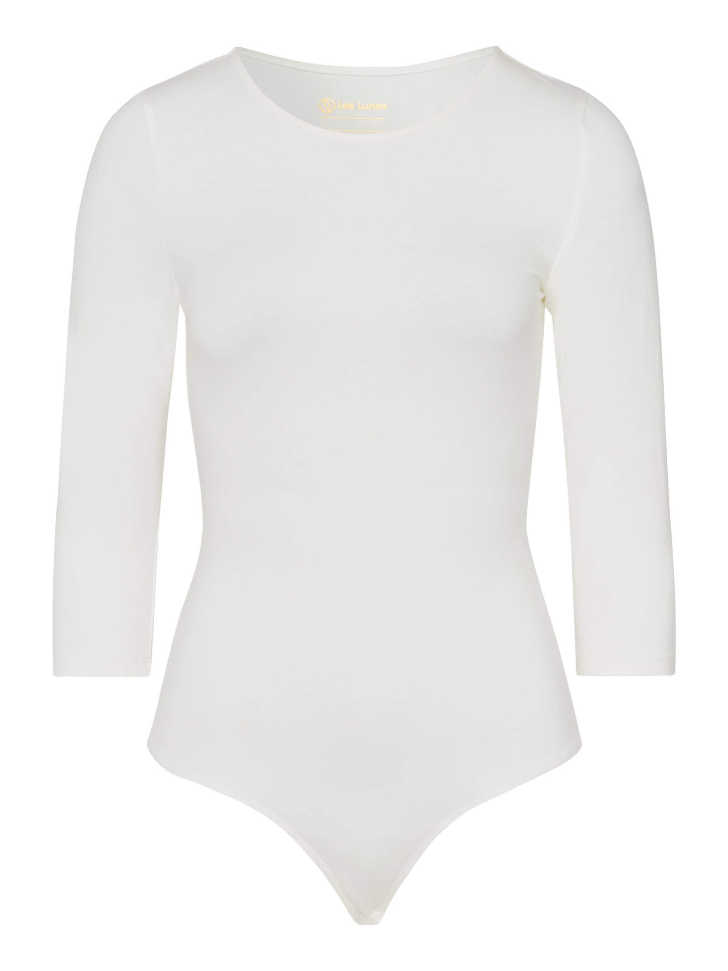Shirtbody 'Alena' Les Lunes en blanc : devant