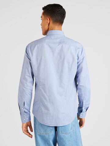 Coupe slim Chemise 'Evito' HUGO en bleu