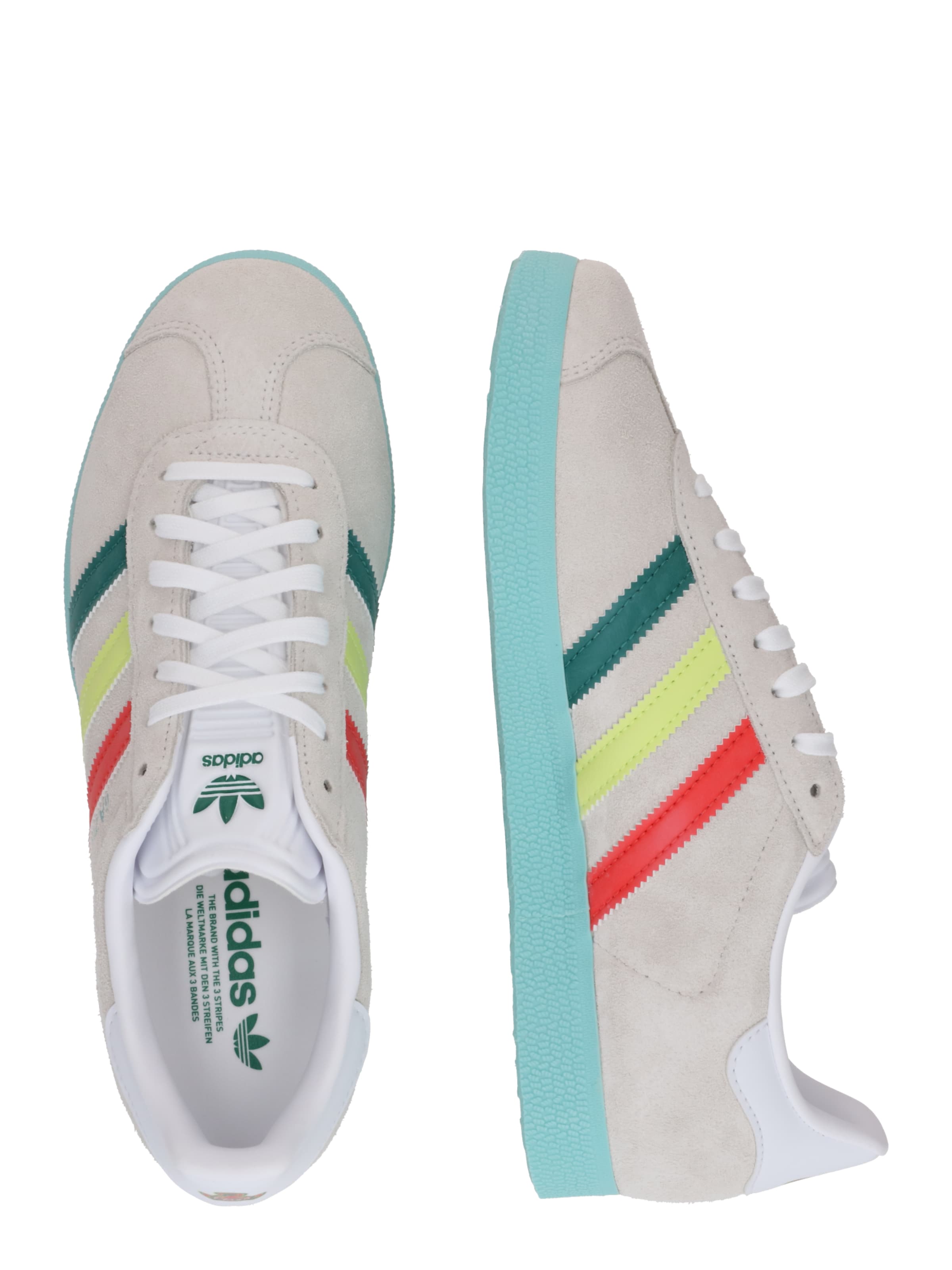 Sneaker low 'GAZELLE' de la ADIDAS ORIGINALS pe alb