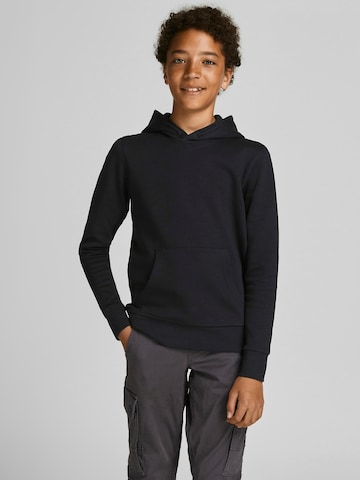 Felpa di Jack & Jones Junior in nero: frontale