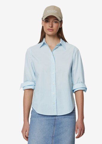 Marc O'Polo Blouse in Blauw: voorkant