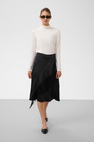 SOAKED IN LUXURY Rok 'Mirabella Aragat' in Zwart