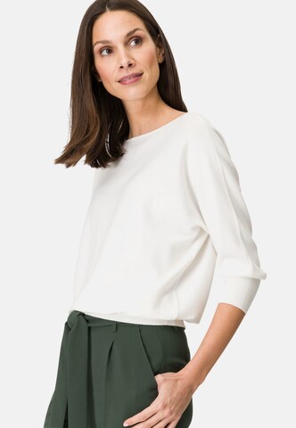 zero Sweater in White: front