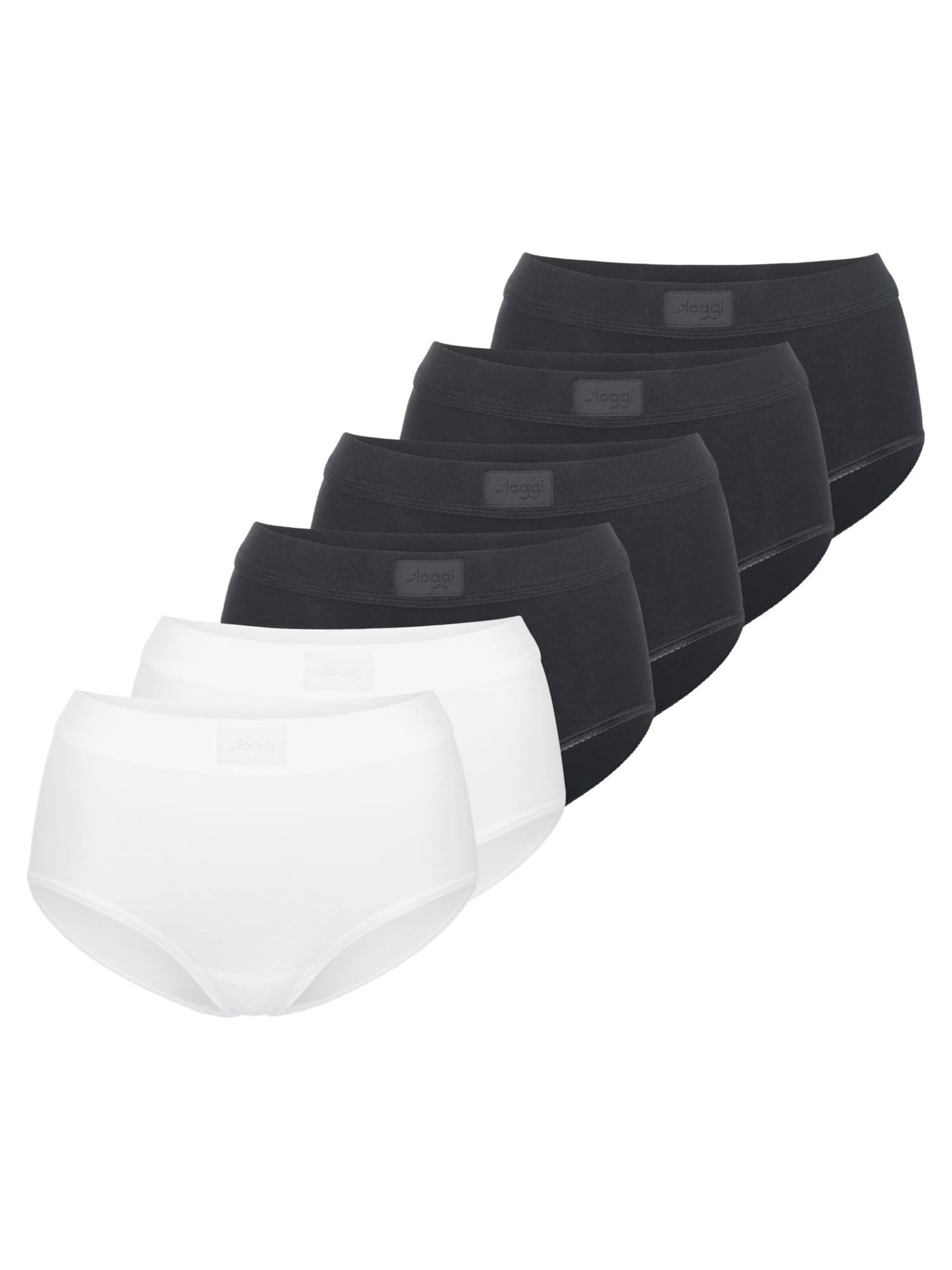 SLOGGI Slip 'Double Comfort T' in Zwart: voorkant