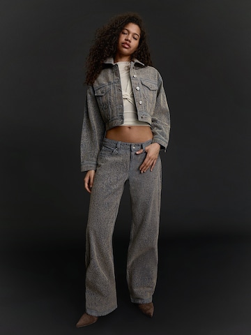 Bershka Between-season jacket in Blue