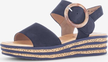 GABOR Sandals in Blue: front