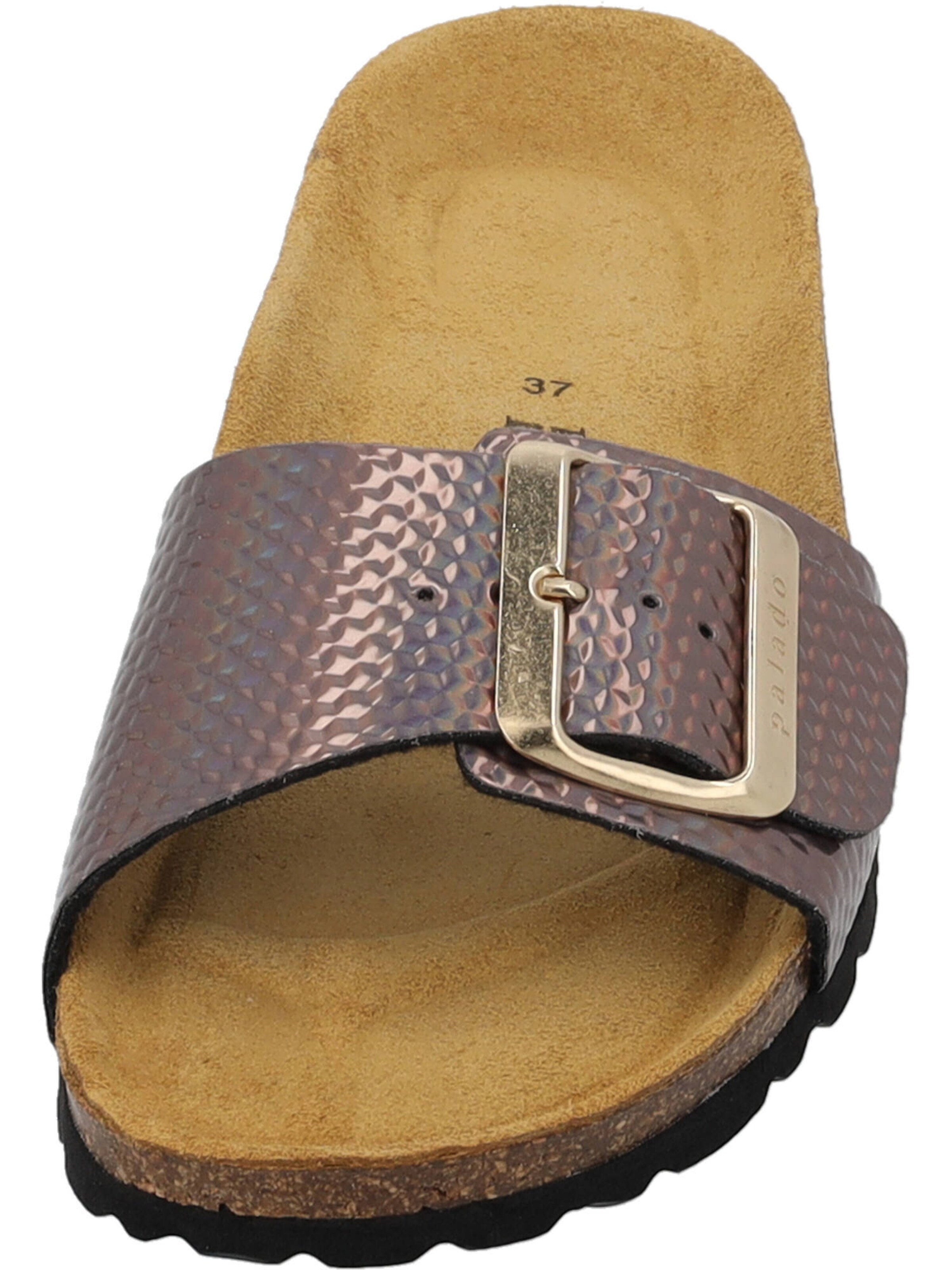 Palado by Sila Sahin Pantoletten 'Malta EGS Canada' in Braun