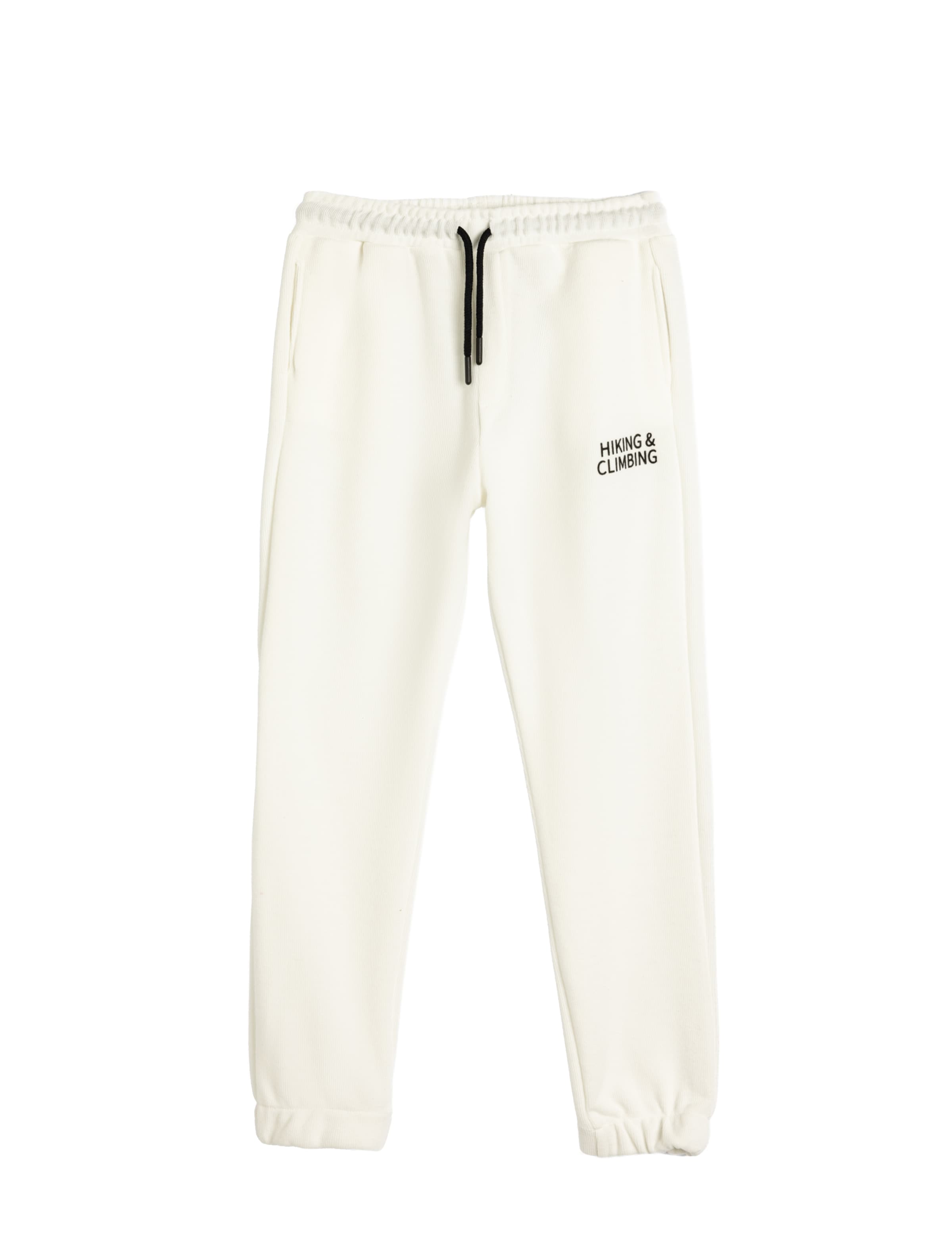 Koton Tapered Pants in Beige: front