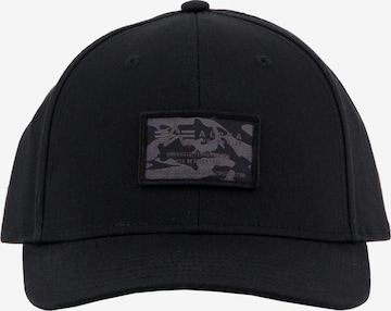 Casquette ALPHA INDUSTRIES en noir : devant