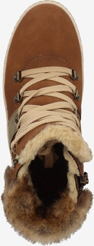 Relife Lace-Up Ankle Boots in Brown