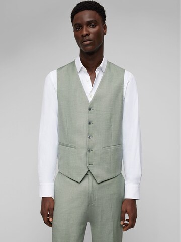 HECHTER PARIS Gilet in Groen: voorkant