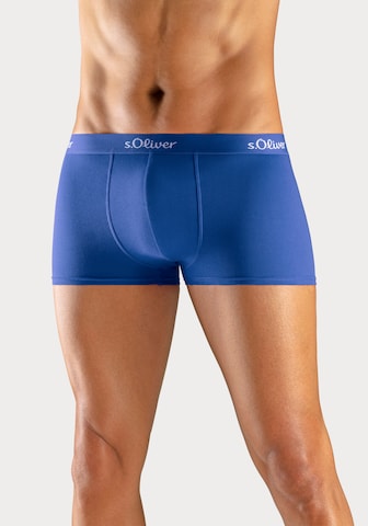 s.Oliver - Calzoncillo boxer en azul: frente