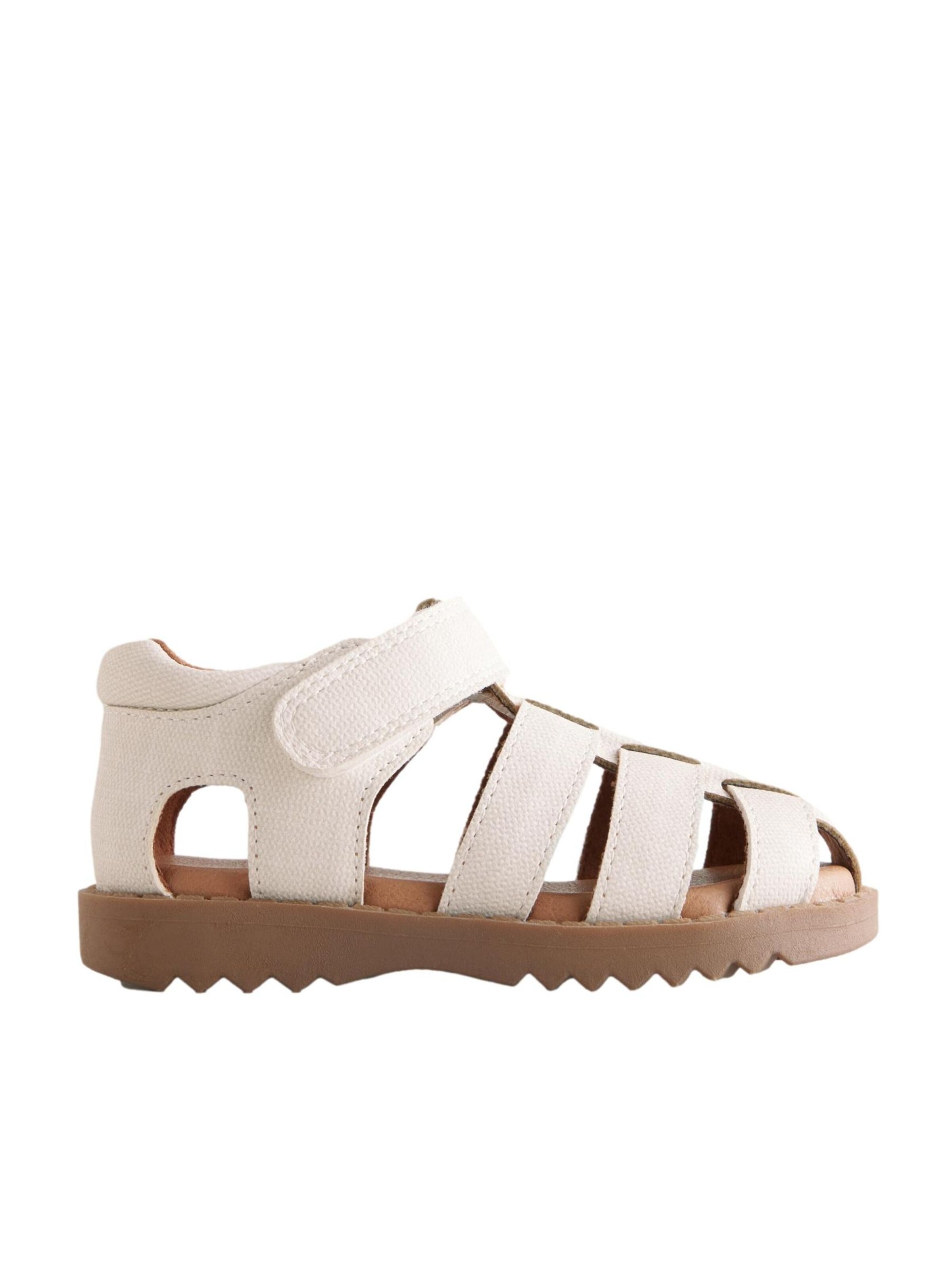 Next Öppna skor i vit