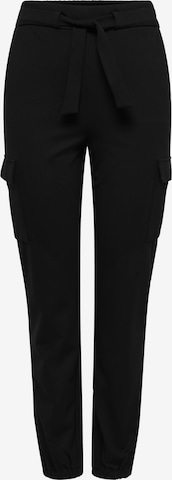 Pantaloni cargo 'Poptrash' di ONLY in nero: frontale