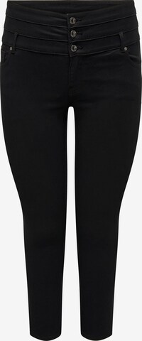 ONLY Carmakoma Skinny Jeans 'CARAUGUSTA' in Black: front