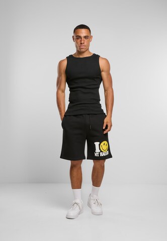 Regular Pantalon 'Smiley Haters' MARKET en noir