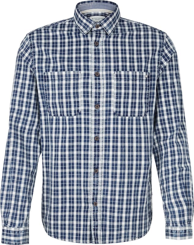 TOM TAILOR Regular Fit Hemd in Dunkelblau YR6693 TOM TAILOR Regular Fit Hemd in Dunkelblau YR6693