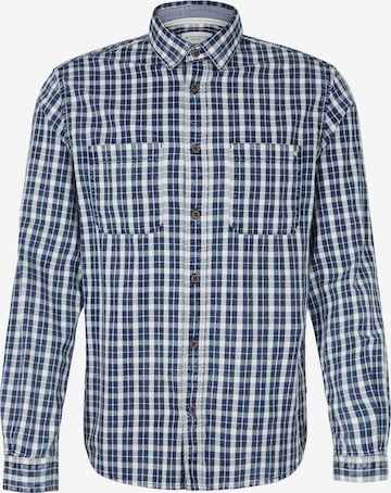 Regular fit Camicia di TOM TAILOR in blu: frontale