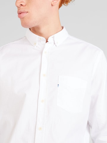 Regular fit Camicia di OLYMP in bianco