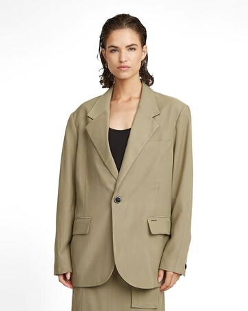 Blazer 'Boyfriend' G-STAR en vert : devant