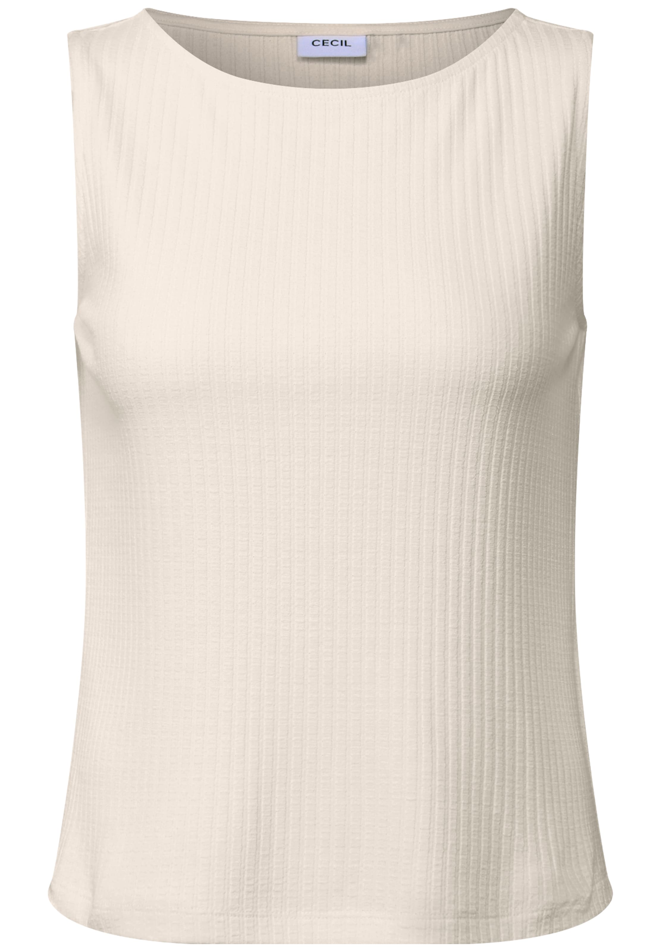 CECIL Top in Beige: front