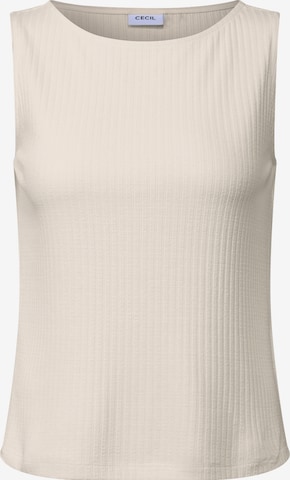 CECIL Top in Beige: front