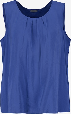 SAMOON - Blusa em azul: frente