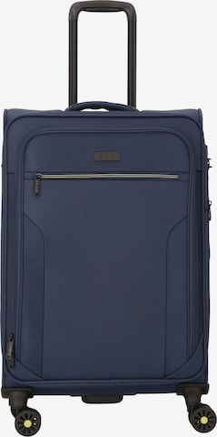 Trolley 'Travel Line' di D&N in blu: frontale