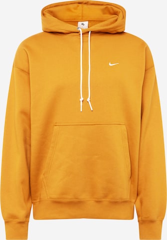 Nike Sportswear Sweatshirt 'Swoosh' in Geel: voorkant