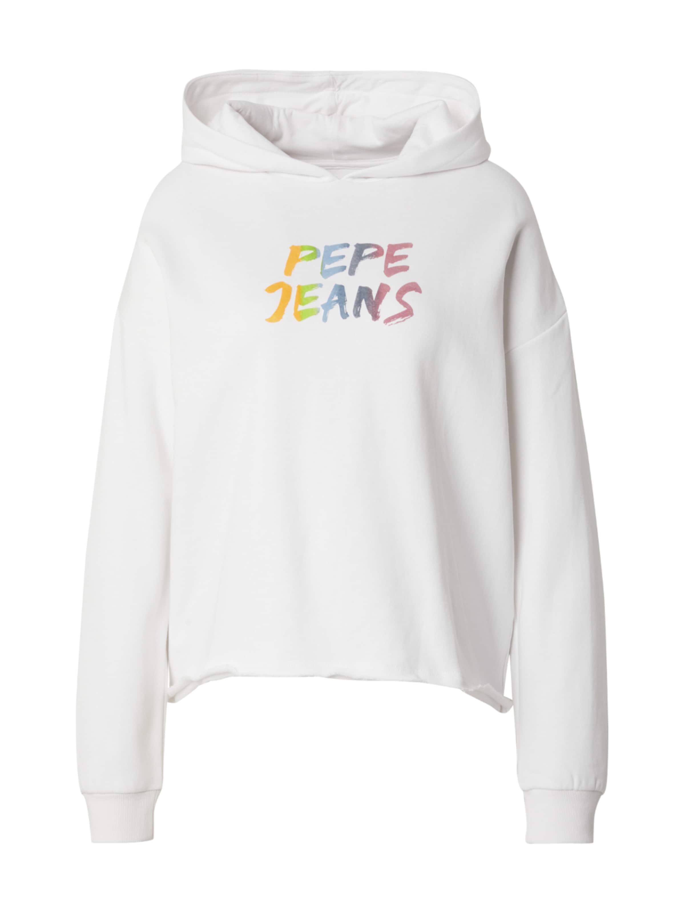 Pepe Jeans Bluzka sportowa w kolorze biały: przód