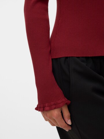 VERO MODA Trui 'VMWONDER' in Rood