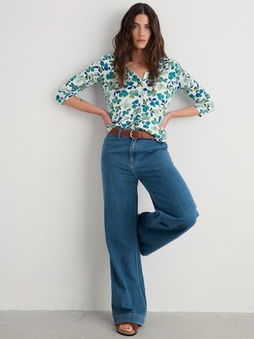 Camicia da donna di Seasalt Cornwall in blu: frontale