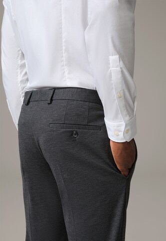 STRELLSON Slimfit Pantalon 'Kynd' in Grijs