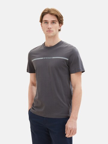 T-Shirt TOM TAILOR en gris : devant