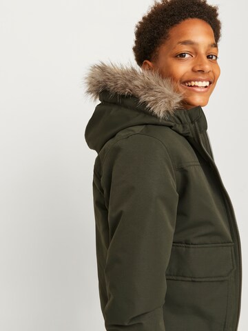 Jack & Jones Junior Winter Jacket in Green