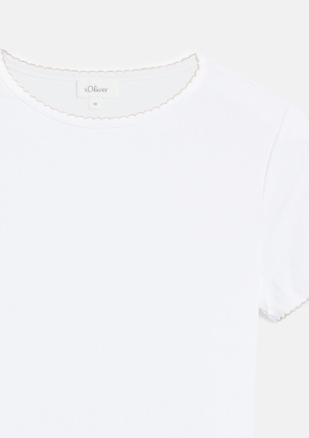 s.Oliver T-Shirt in Weiß