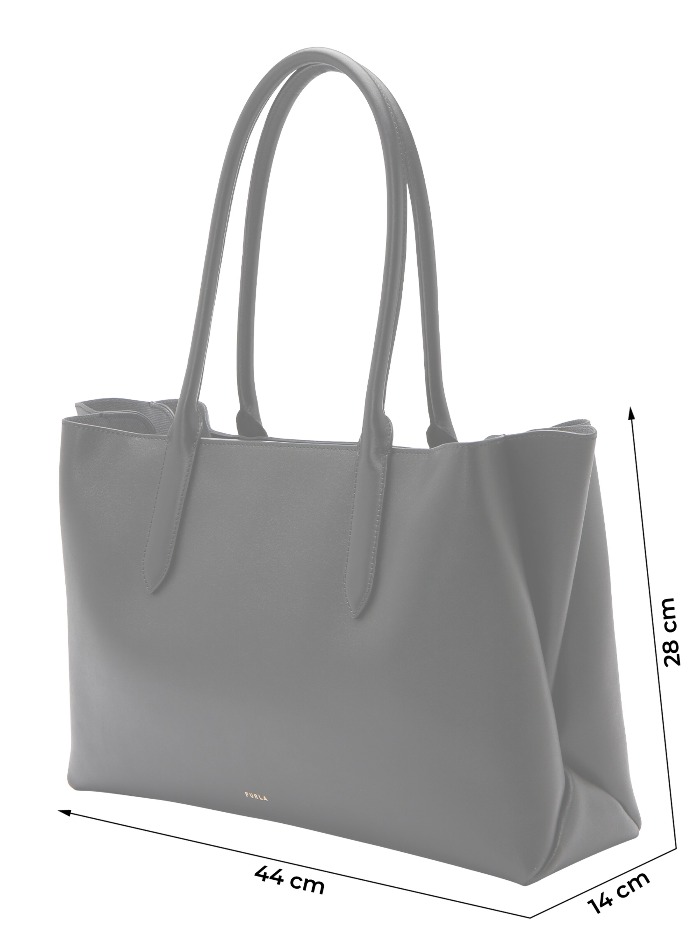 FURLA "Чанта тип ""Shopper""" 'Meridiana' в черно