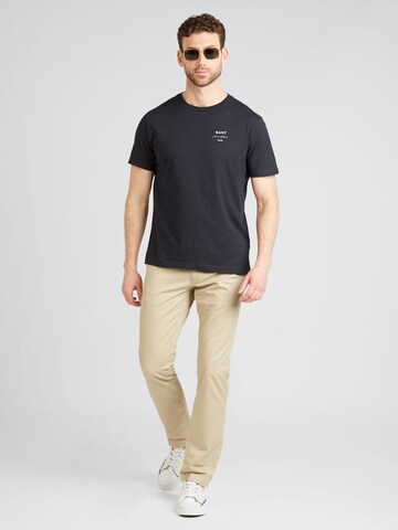 GANT T-Shirt in Schwarz