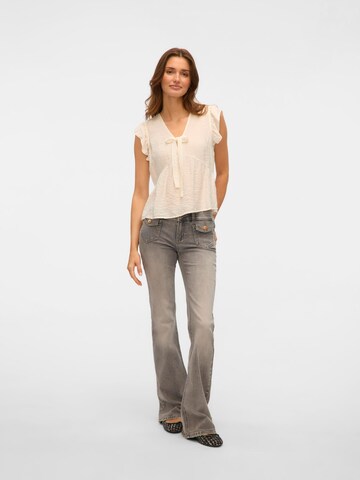 VERO MODA Blouse 'VMFlora' in Wit