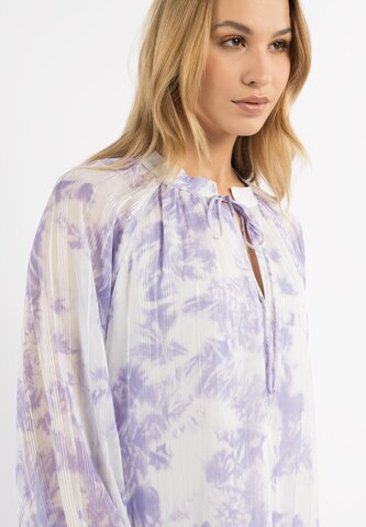 Robe-chemise IZIA en violet