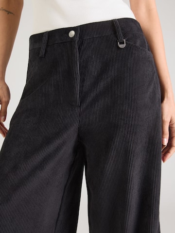 Wide Leg Pantalon MAC en noir
