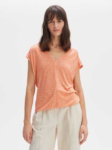 Camicia da donna 'SANDU' di OPUS in arancione: frontale