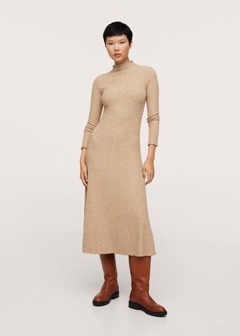 MANGO Kleid 'Jack' in Beige: predná strana